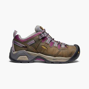 KEEN Detroit XT (Steel Toe) - Hnede Pracovne Cizmy Damske, KEEN550